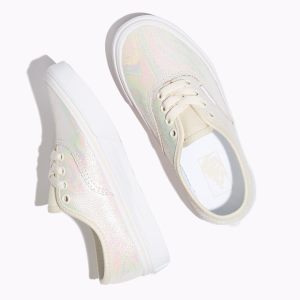 Vans Kiz Çocuk Spor Ayakkabı Metallic Oil Slick Authentic Beyaz | 90277-330